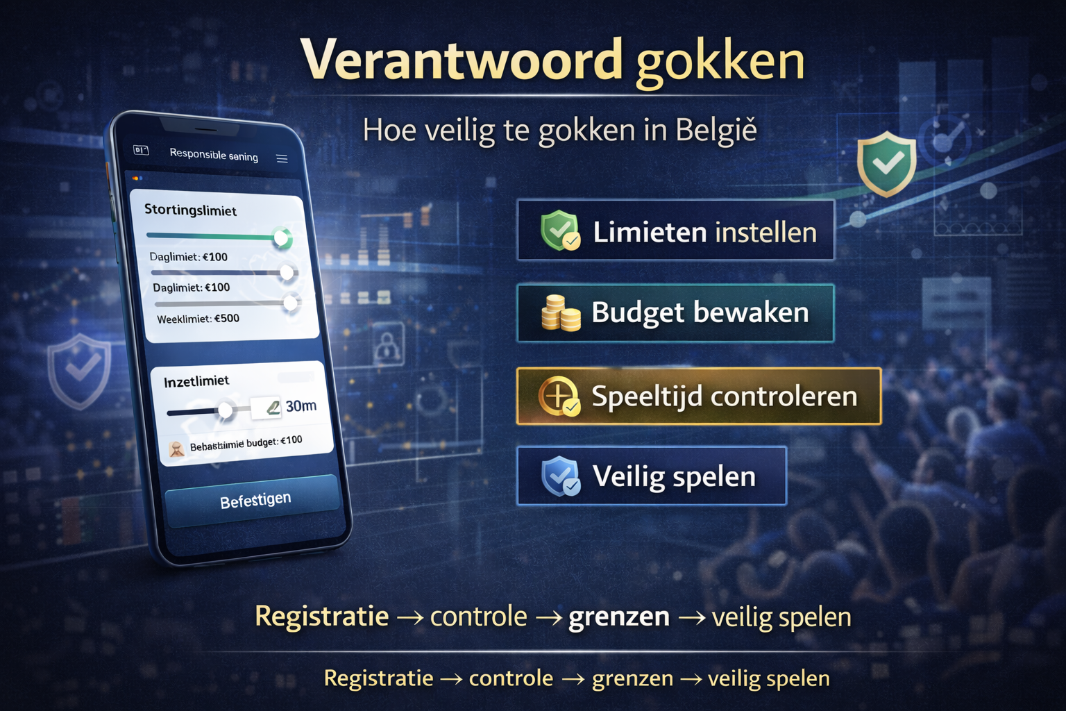 Verantwoord gokken: hoe veilig te gokken in België